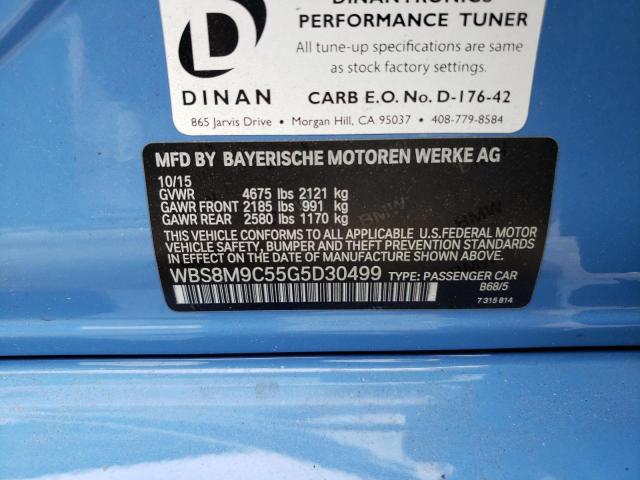 WBS8M9C55G5D30499 BMW M3