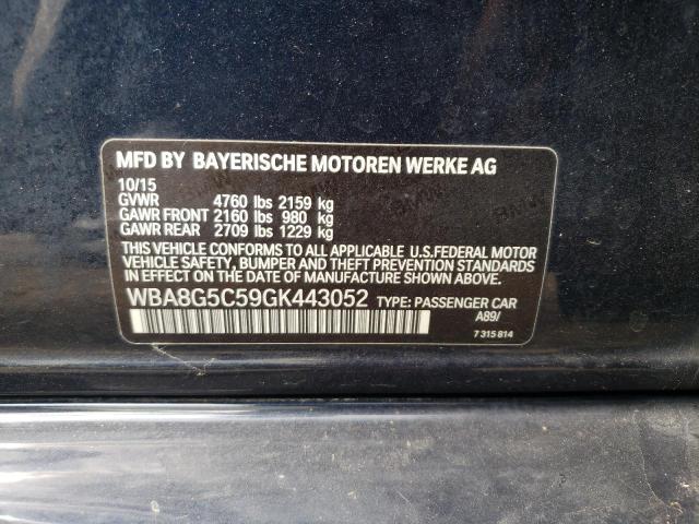 WBA8G5C59GK443052 BMW 328 XI
