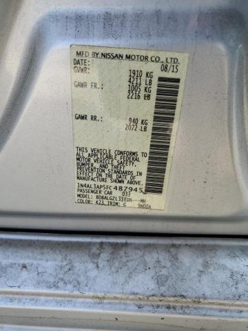 1N4AL3AP5FC487945 Nissan ALTIMA 2.5