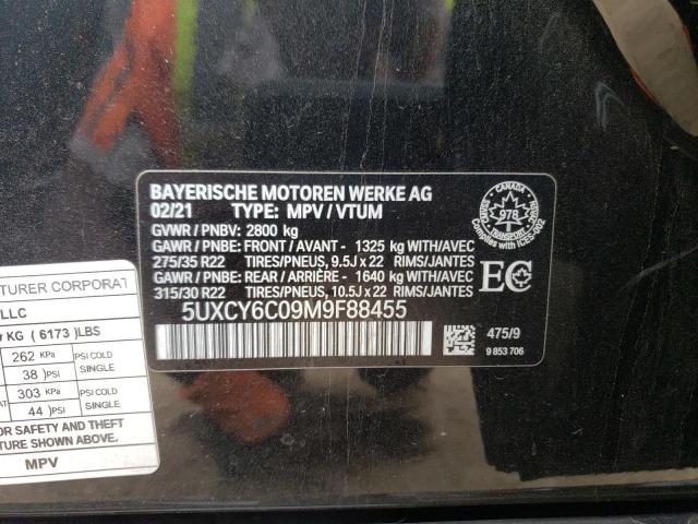 5UXCY6C09M9F88455 BMW X6 Xdrive40i