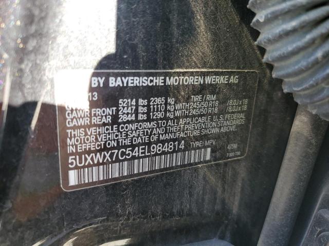 5UXWX7C54EL984814 BMW X3 Xdrive35i
