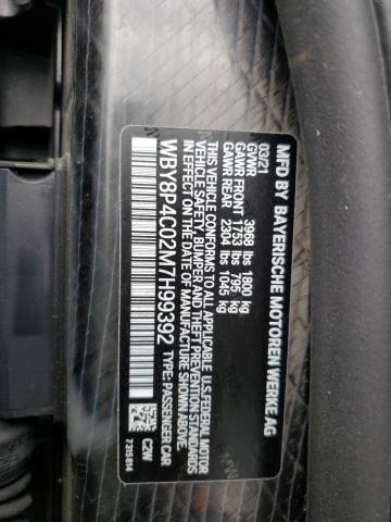 WBY8P4C02M7H99392 BMW I3 REX
