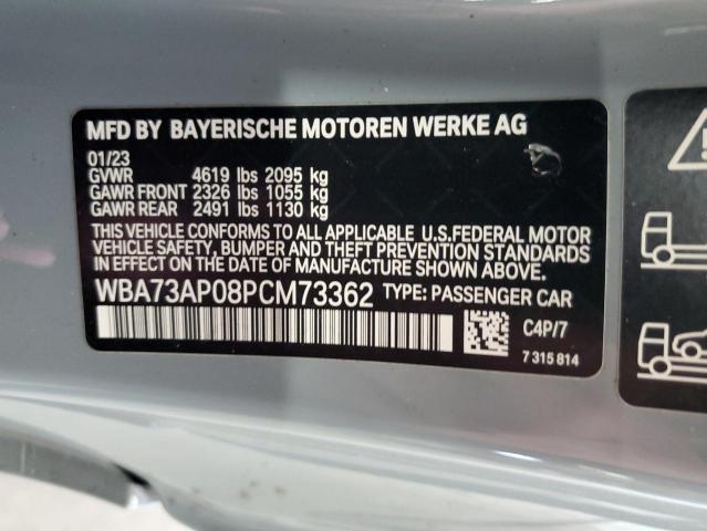 WBA73AP08PCM73362 BMW 430xi