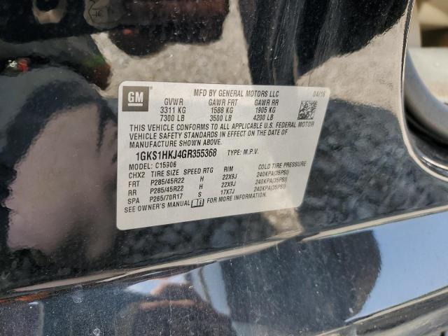 1GKS1HKJ4GR355368 GMC YUKON XL DENALI