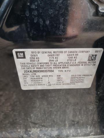 2GKALMEK9H6337934 GMC Terrain Sle