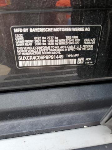 5UXCR4C06P9P91449 BMW X5 Sdrive 40i