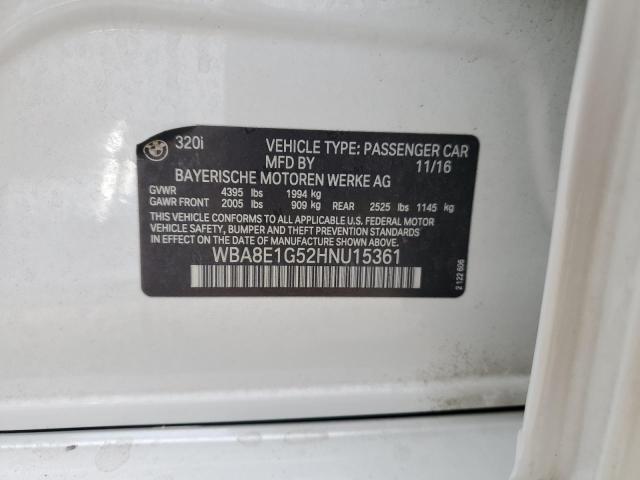 WBA8E1G52HNU15361 BMW 320 I