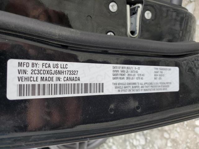 2C3CDXGJ6NH173327 Dodge Charger Scat Pack