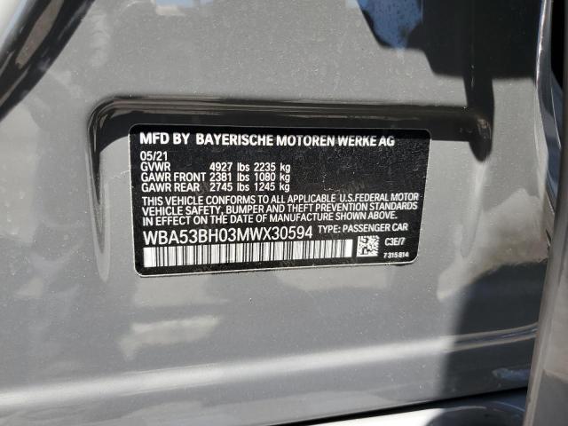 WBA53BH03MWX30594 BMW 530 I