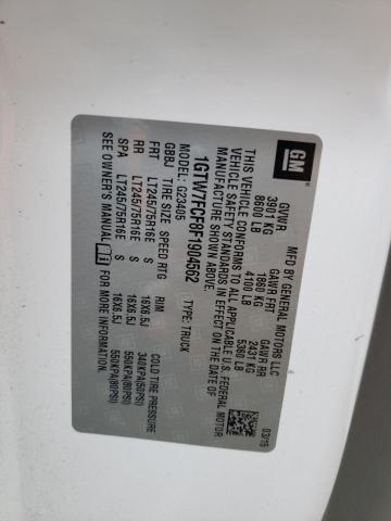 1GTW7FCF8F1904562 GMC Savana G2500