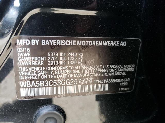 WBA5B3C53GG257774 BMW 535 XI