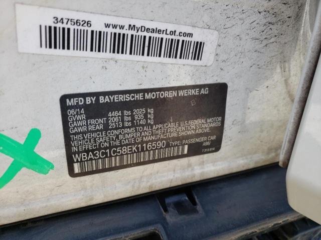 WBA3C1C58EK116590 BMW 328 I Sulev