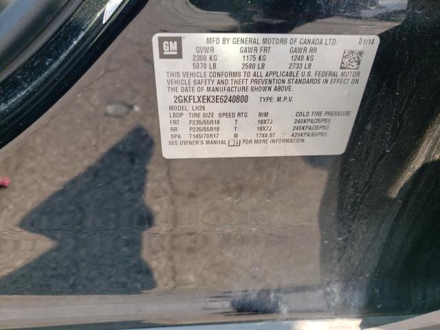 2GKFLXEK3E6240800 GMC Terrain Slt