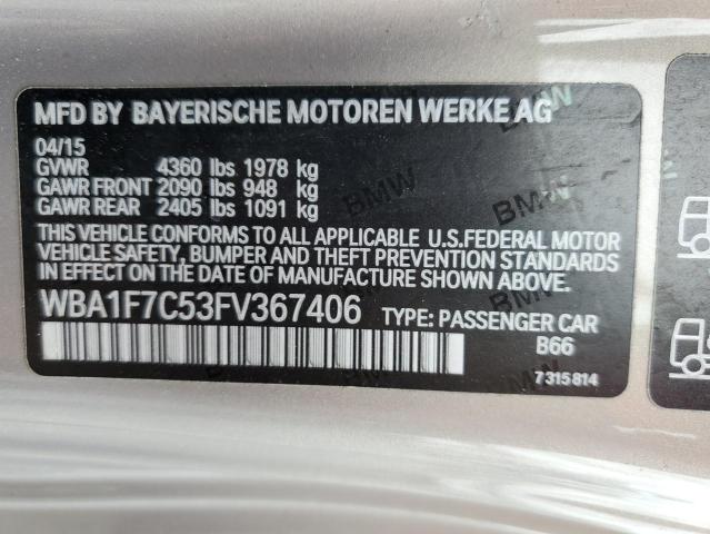 WBA1F7C53FV367406 BMW 228 Xi