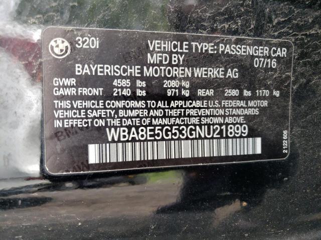 WBA8E5G53GNU21899 BMW 320 XI