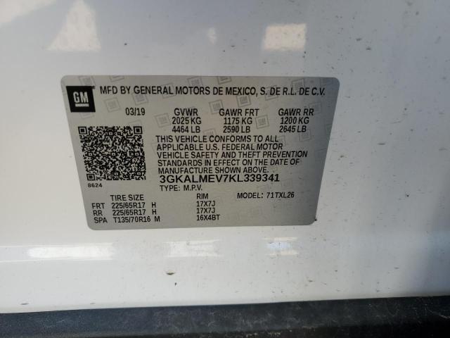 3GKALMEV7KL339341 GMC Terrain Sle