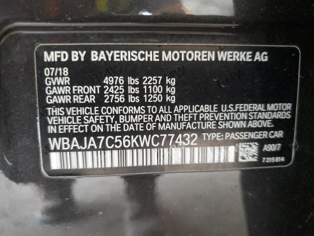 WBAJA7C56KWC77432 BMW 530 XI
