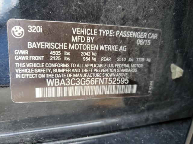 WBA3C3G56FNT52595 BMW 320 I Xdrive