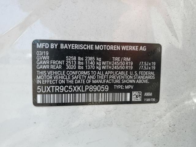 5UXTR9C5XKLP89059 BMW X3 Xdrive30i