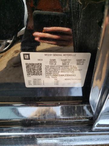 1GTU9BEDXKZ336543 GMC Sierra K1500 Sle