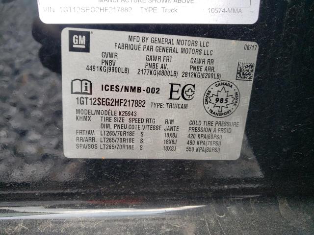 1GT12SEG2HF217882 GMC Sierra K2500 Sle