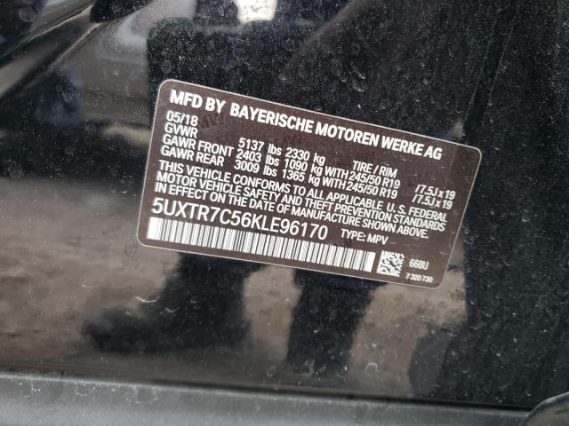 5UXTR7C56KLE96170 BMW X3 Sdrive30i