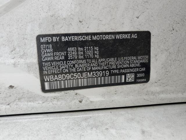WBA8D9C50JEM33919 BMW 330 XI