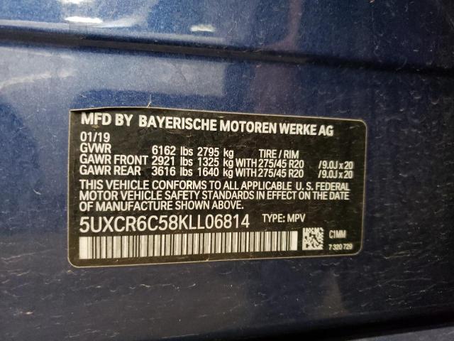 5UXCR6C58KLL06814 BMW X5 Xdrive40i