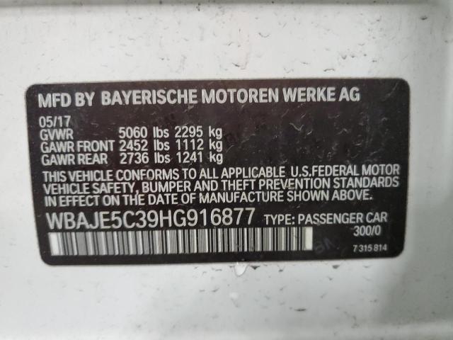 WBAJE5C39HG916877 BMW 540 I