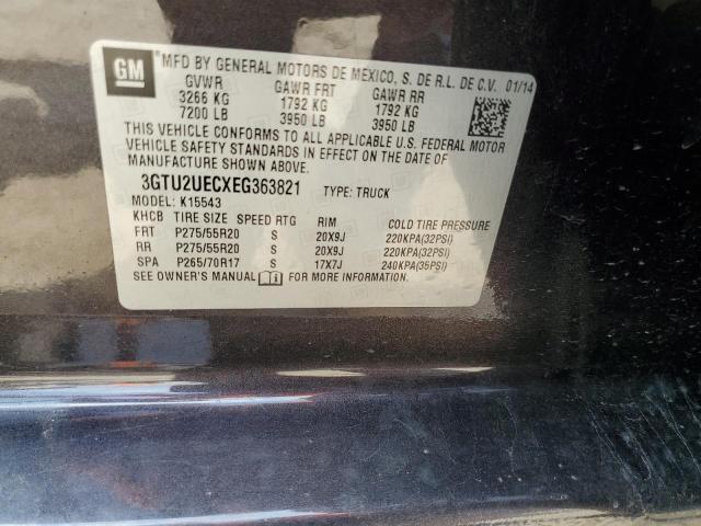 3GTU2UECXEG363821 GMC Sierra K1500 Sle