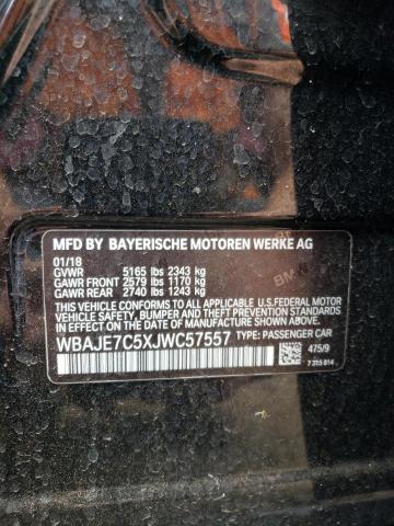 WBAJE7C5XJWC57557 BMW 540 XI
