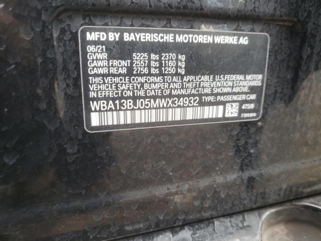 WBA13BJ05MWX34932 BMW 530 XI