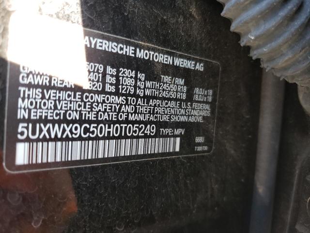 5UXWX9C50H0T05249 BMW X3 Xdrive28i