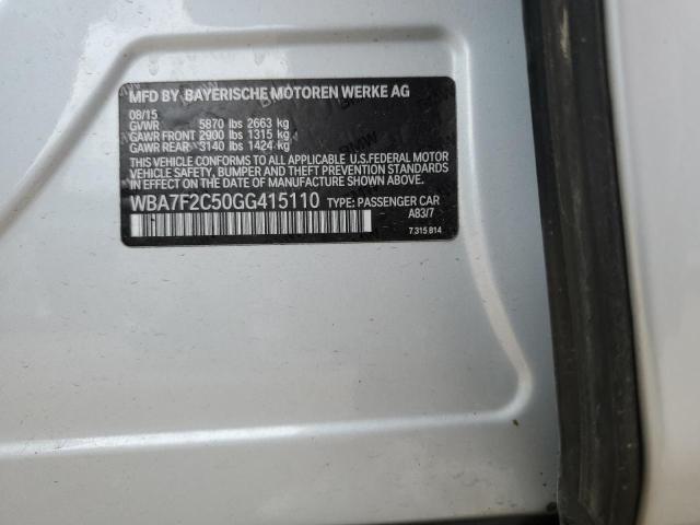 WBA7F2C50GG415110 BMW 750 Xi