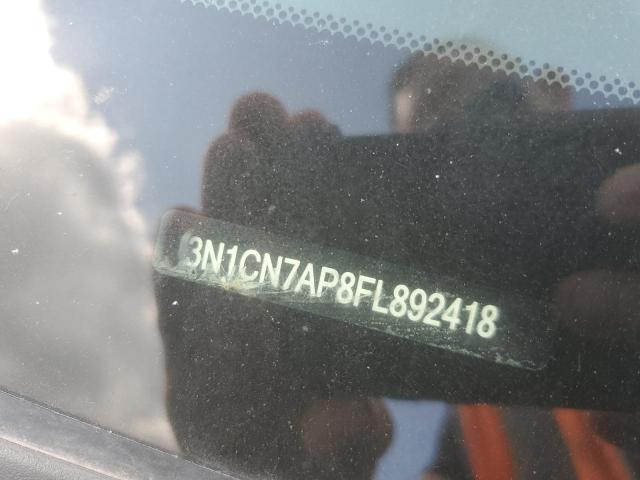3N1CN7AP8FL892418 Nissan VERSA S