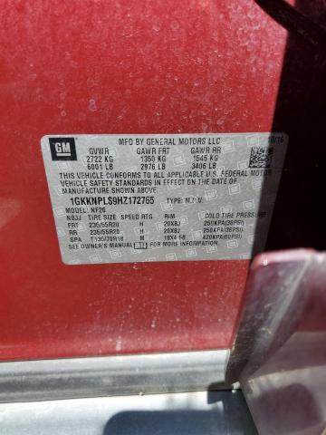 1GKKNPLS9HZ172765 GMC Acadia Denali