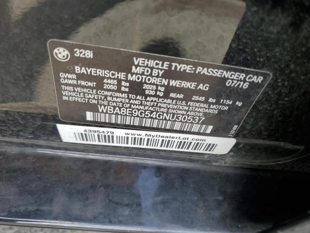 WBA8E9G54GNU30537 BMW 328 I Sulev