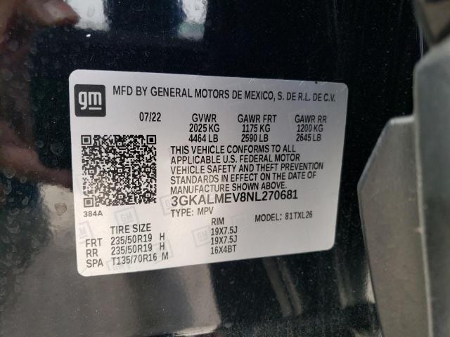 3GKALMEV8NL270681 GMC Terrain Sle