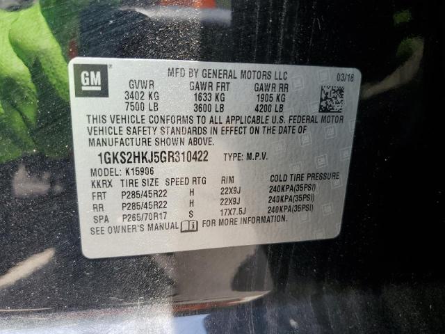 1GKS2HKJ5GR310422 GMC YUKON XL DENALI