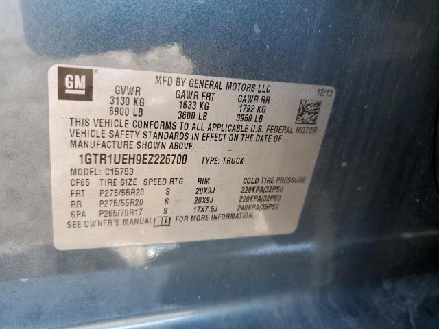 1GTR1UEH9EZ226700 GMC Sierra C1500 Sle