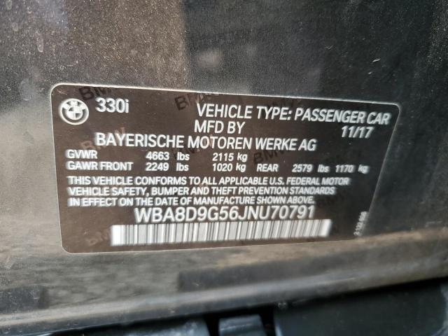 WBA8D9G56JNU70791 BMW 330 XI