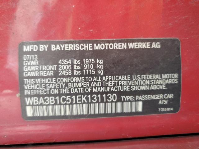 WBA3B1C51EK131130 BMW 320 I