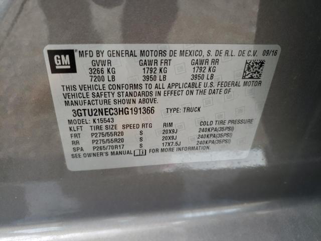 3GTU2NEC3HG191366 GMC Sierra K1500 Slt