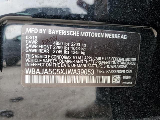 WBAJA5C5XJWA39053 BMW 530 I