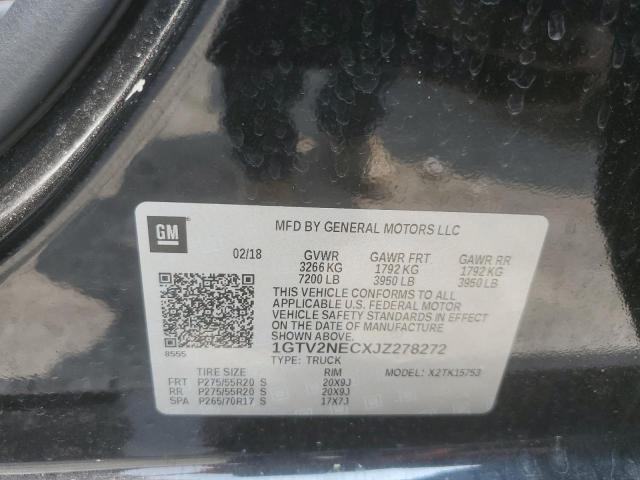 1GTV2NECXJZ278272 GMC Sierra K1500 Slt