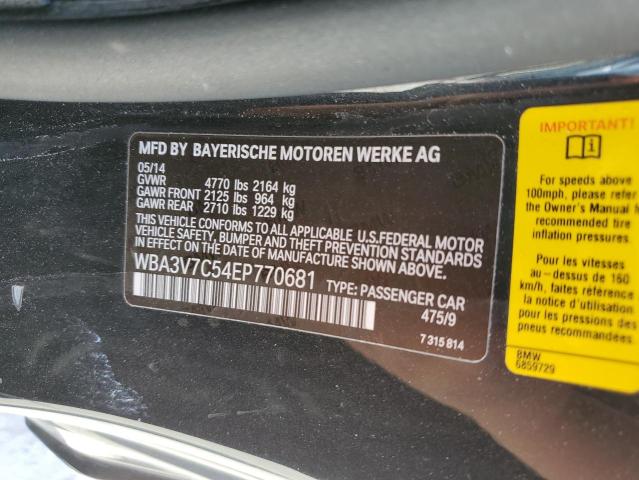WBA3V7C54EP770681 BMW 428 I Sulev