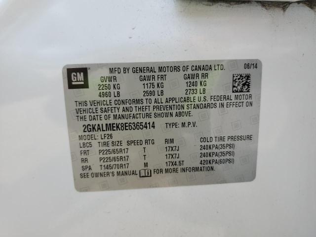 2GKALMEK8E6365414 GMC Terrain Sle
