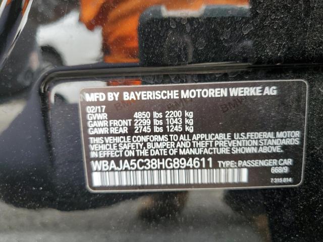 WBAJA5C38HG894611 BMW 530 I