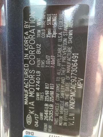 KNDPMCAC9J7306491 KIA Sportage Lx