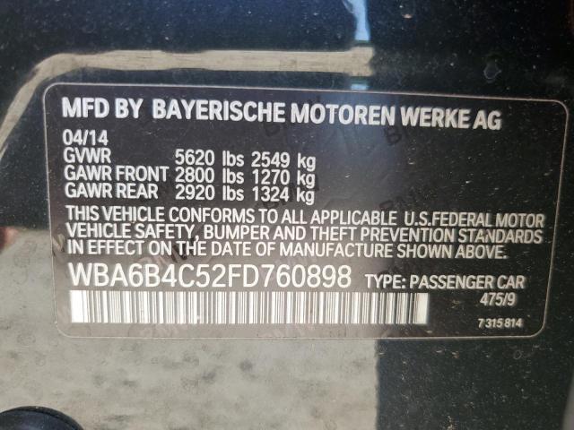 WBA6B4C52FD760898 BMW 650 Xi Gran Coupe